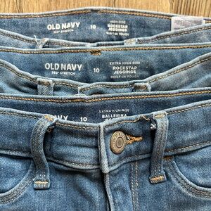 3 Pair of Old Navy Jeans - Girls Size 10